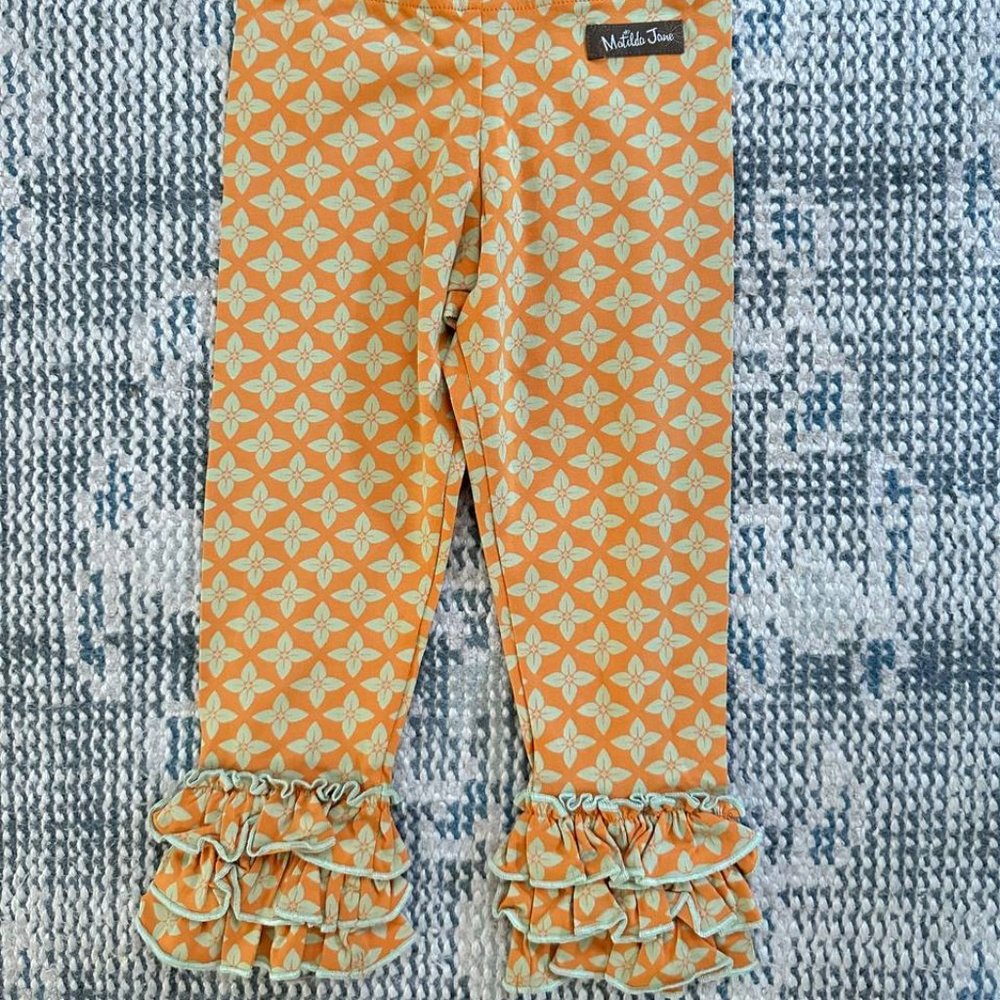 NEW Matilda Jane Sunburst Ruffle Leggings size 2